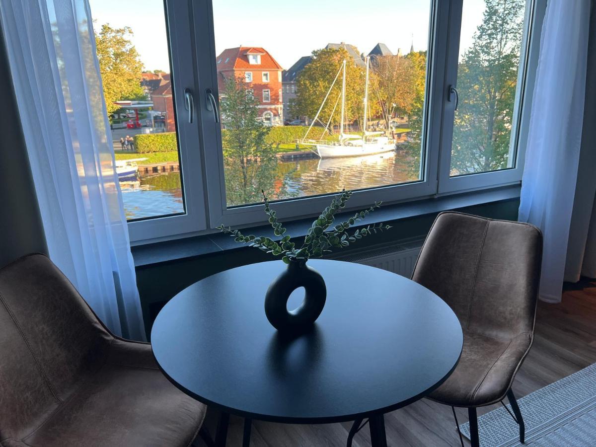 Gemuetliches Studio Im Stadtkern Mit Kanalblick Emden Bagian luar foto